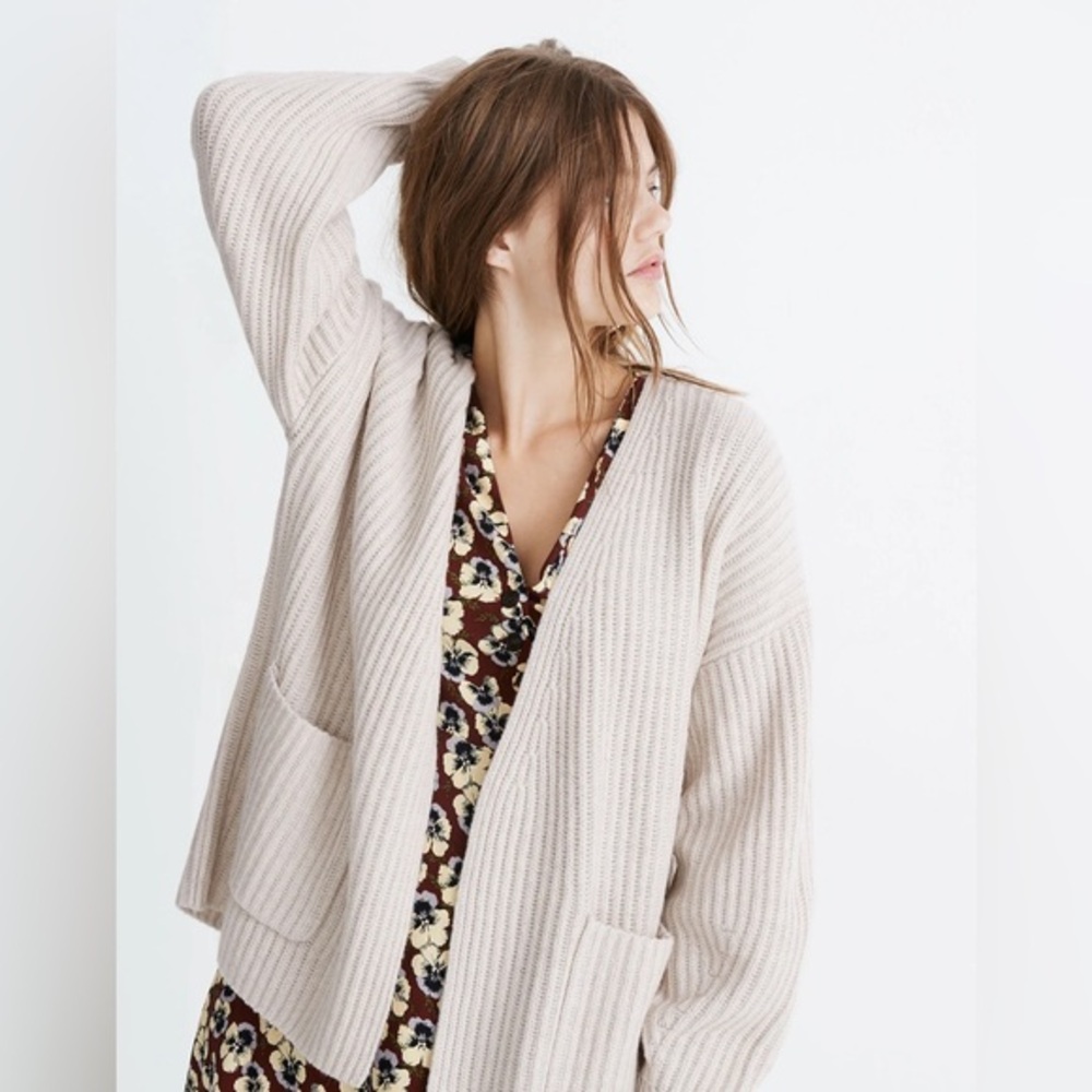 Madewell Cream Women's Cardigan Sweater
